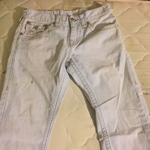 True Religion jeans size 28 white